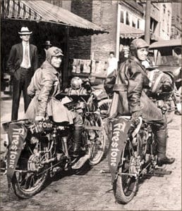 Pioneer motorcyclists Augusta and Adeline Van Buren