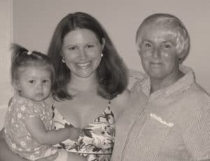 Diane Crump and family in 2010