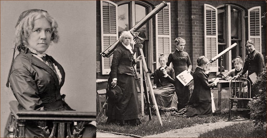 Maria Mitchell and female astronomers from Vassar