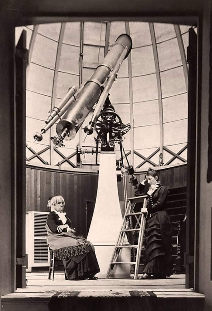 Women in science Maria Mitchell and Mary Whitney of Vassar Astronomy Department.