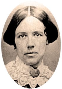 Female scientists Maria Mitchell as a young woman on Nantucket.