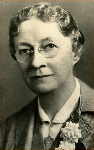 Mary Pennington in her later years before her death in 1952.