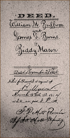 The deed to an early Los Angeles property.