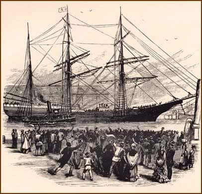 A ship full of free U.S. Blacks emigrating to Libera is search of freedom.