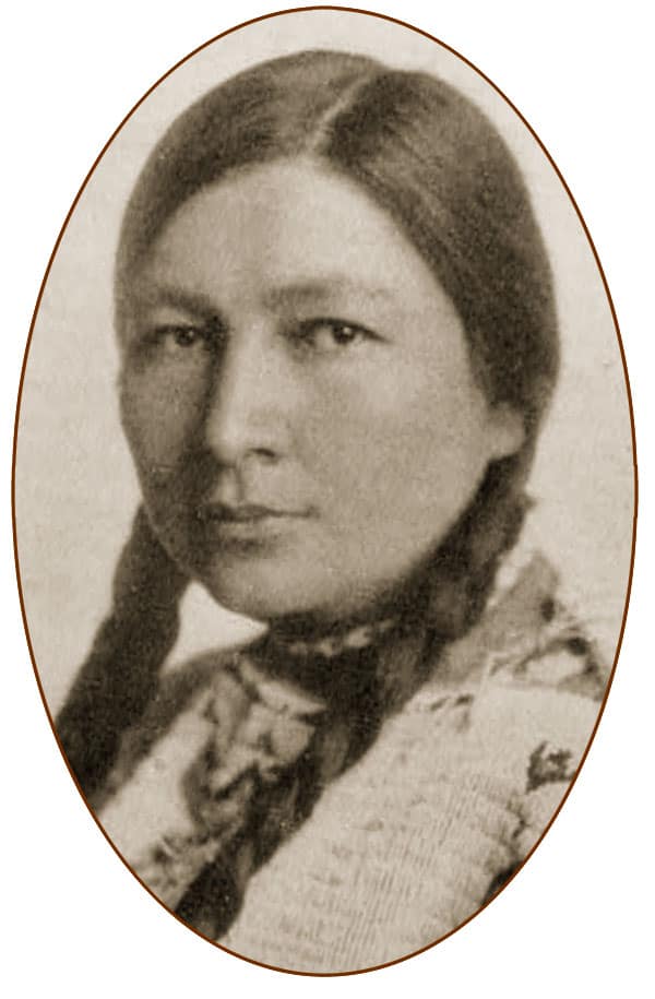 Native American activist Zitkála-Sá aka, aka Gertrude Simmons Bonnin.