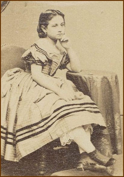 Teresa Carreño as a young girl