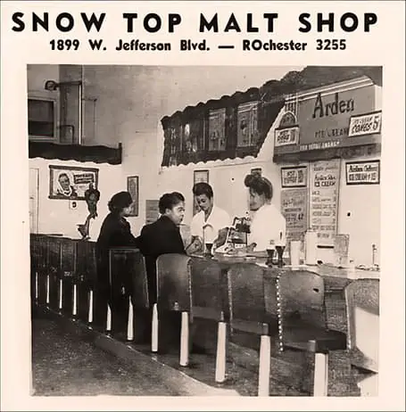 Snow Top Malt Shop in 1947