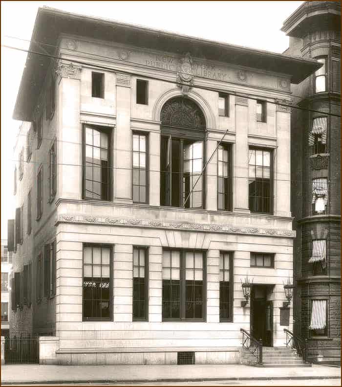 The American Negro Theater building in New York