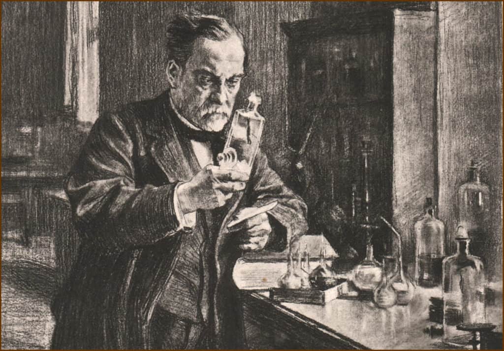 Louis Pasteur pursues the germ theory