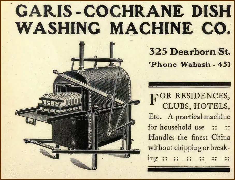 Garis-Cochrane dishing machine advertisement